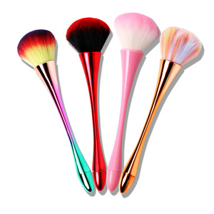 Waist Shaped Nail <b>Dust</b> <b>Brush</b> Soft Bristle Large Head Cleaning <b>Brush</b> for Manicure Makeup Mirror Tools - Product Image 1