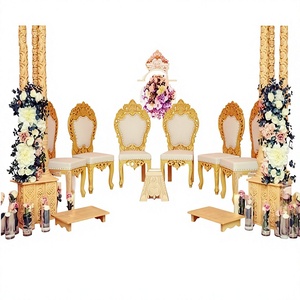 Modern Design Chairs for Wedding Mandap Hindu Marriage Ceremony Mandap Chairs Set Hindu Marriage Ceremony Mandap Chairs Set USA - Product Image 1