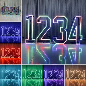 LEDA Customized 4ft Foldable Led <b>Marquee</b> Numbers <b>Light</b> up Letter Sign Led Metal Illuminated Letters for Outdoor Advertising - Product Image 2