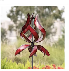 Moulins à <span class=keywords><strong>vent</strong></span> de <span class=keywords><strong>jardin</strong></span> - Grands moulins à <span class=keywords><strong>vent</strong></span> en métal pour extérieur <span class=keywords><strong>avec</strong></span> piquet, décoration de <span class=keywords><strong>jardin</strong></span> et pelouse - Product Image 5