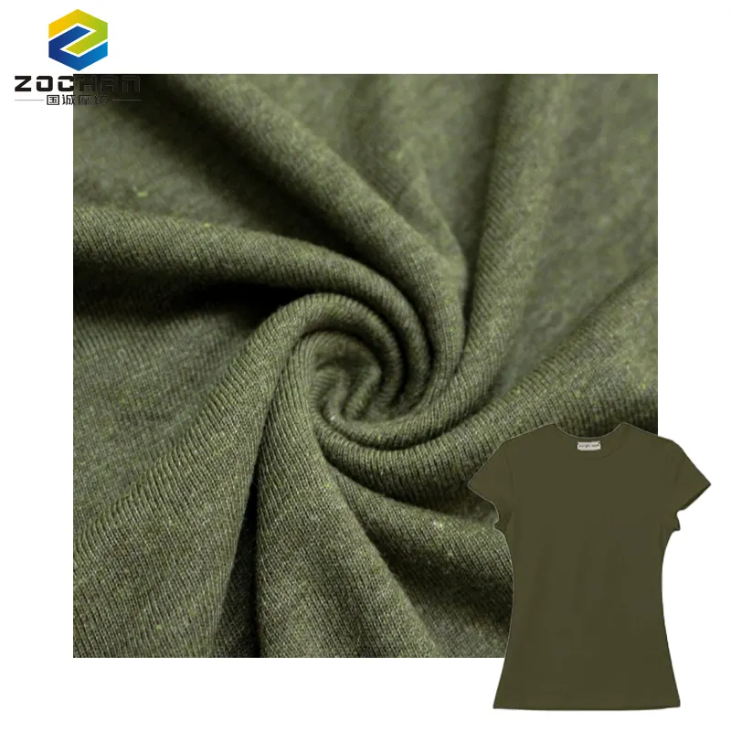 customization 220gsm 70% bamboo 30% hemp jersey Anti Pill knitted fabric for Dancewear