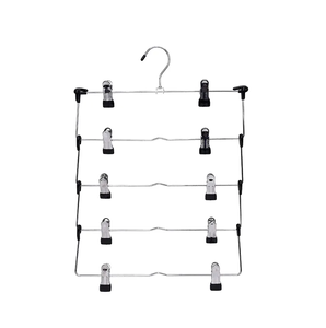 5 Tier Multi Rack Hanger with Clips for Pants lingerie hangers metal hangers
