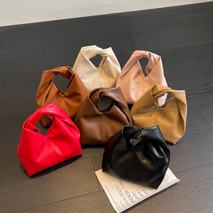 Soft PU Leather Handbags Ladies Clutch Purses Women's <b>Bucket</b> Bags 2025 Latest Sacs - Product Image 1