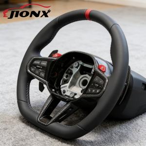 Volant <span class=keywords><strong>sport</strong></span> personnalisé en fibre de carbone M6 pour <span class=keywords><strong>BMW</strong></span> GSeries M3 G80 M4 G82 M5 F90 <span class=keywords><strong>M8</strong></span> X3m X4m X5m X6m G3x G1x G0x Accessoires de voiture - Product Image 5