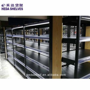 Nhiệm vụ nặng nề thép cán nguội siêu thị Gondola kệ kim loại hiển thị giá siêu thị kệ cho cửa hàng - Product Image 4