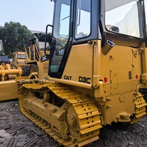 Caterpillar D3C <b>Track</b> Dozer Yellow Diesel Powered Bulldozer with Cummins Engine 180HP 4.5m Dozing Capacity Motor <b>Pump</b> Gearbox - Product Image 4