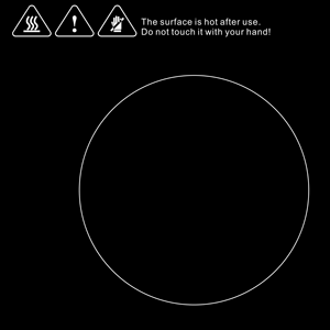 Controles de Perilla Sencillos |   Placa de Cocción Eléctrica Integrada de 77 cm (30 Pulgadas) con Quemadores Ovalados, 220V, 5 Quemadores, 8200W, Vitrocerámica, Infrarroja - Product Image 4