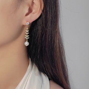 RUNQI Elegant S925 Sterling Silver 14K Gold Plated Freshwater Pearl AAAA Grade Classic <b>Stud</b> <b>Earrings</b>-Wedding/Engagement Jewelry - Product Image 3
