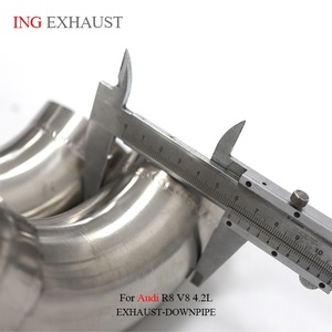 ING pour <span class=keywords><strong>2022</strong></span>-UP <span class=keywords><strong>Audi</strong></span> <span class=keywords><strong>R8</strong></span> 4.2 <span class=keywords><strong>V8</strong></span> tuyau d'échappement avec soupapes de silencieux en acier inoxydable Catback échappement <span class=keywords><strong>R8</strong></span> échappement - Product Image 6