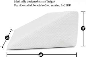 Lectura <span class=keywords><strong>resto</strong></span> o elevación transpirable cama de espuma de memoria almohada de cuña - Product Image 2