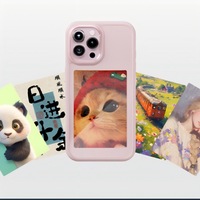 DIY inalámbrico NFC Pantalla de fotos anticaída Compatible con iPhone 12-16 series InkPlay E-Ink pantalla personalizada teléfono funda protectora