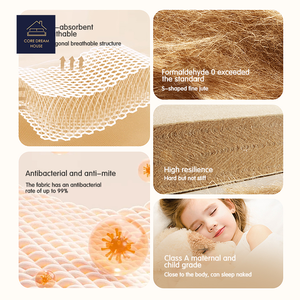 Colchón de Látex Natural 3D en Forma de S Personalizado Huangma, Tatami Híbrido Moderno para el Hogar, Dormitorios, Hoteles, Hospitales y Escuelas, Niños - Product Image 4