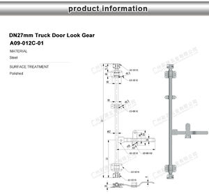 Conteneur <span class=keywords><strong>porte</strong></span> système de verrouillage, serrure de <span class=keywords><strong>barre</strong></span> de <span class=keywords><strong>remorque</strong></span>, <span class=keywords><strong>barre</strong></span> en acier inoxydable - Product Image 4