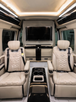 Kit de mise à niveau intérieur de luxe Sprinter Sprinter Van Seat Barre électrique Partition de siège pour 5.9/6.9 mètres Sprinter 2500