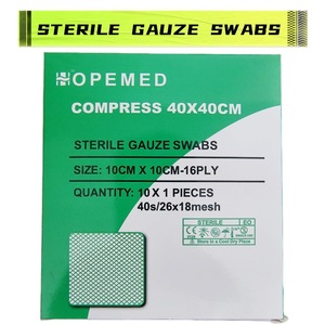 Compresas de Gasa Estériles Opmmed 40x40cm, 10cm x 10cm, 16 Capas, para Apósitos de Heridas - Product Image 5