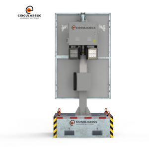 Torre de Iluminación Solar Móvil en Stock, IP65 Impermeable, Mástil de 6m de Altura, Base Móvil para Trabajo en Exteriores - Product Image 2