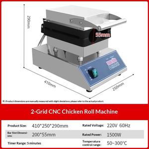 เครื่องทำโรลไก่ขนาดเล็กแบบใหม่ เครื่องทำสโคนเค้กแบบดิจิตอล เตาอบไฟฟ้าเชิงพาณิชย์แบบห้าช่อง สำหรับอุตสาหกรรมอาหารยอดนิยม - Product Image 2