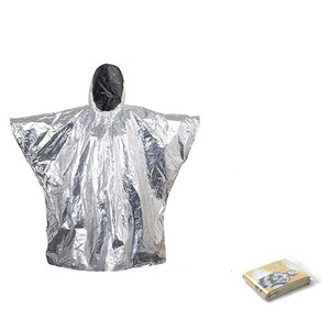 Poncho thermique OEM pour femme Wokedo, 1 pièce, imperméable, avec bandes réfléchissantes et design portable pour le camping et la randonnée - Product Image 1