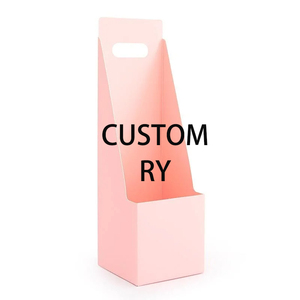 Tùy Chỉnh Đầy Màu Sắc Xử Lý Kraft Giấy Hộp Quà Tặng Hoa Gói Các Tông Bó Hoa Bao Bì Cho Đám Cưới Những dịp Đặc Biệt - Product Image 3