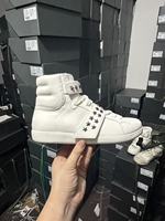 Baskets décontractées montantes rétro à rivets pour hommes 2026, à lacets, style streetwear