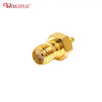 Adaptateur MMCX mâle vers SMA femelle, connecteur coaxial RF 50 ohms pour module de transition de test