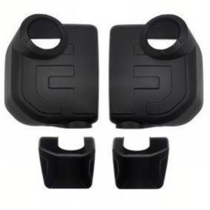 Fj Cruiser Mirror Covers Matte Black <b>Abs</b> Plastic Full Set For Toyota Rearview Mirror Frame - Product Image 1