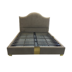 Cama de lujo moderna estilo europeo Rey reina tamaño completo dormitorio Marco de elevación de Gas personalizar muebles almacenamiento cama tapizada - Product Image 2