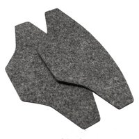 Tissu aiguilleté Qianxi noir-gris 100 % polyester, antistatique, résistant à l'abrasion, anti-déchirure, anti-boulochage, léger, 100 GSM