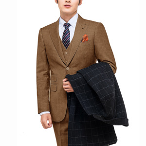 Costumes pour hommes, vêtements pour hommes, <span class=keywords><strong>tenue</strong></span> de travail formelle pour hommes, costume en laine, vestes pour hommes, costumes d'affaires pour hommes - Product Image 2