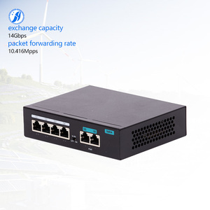 Đầy đủ Gigabit PoE <span class=keywords><strong>Ethernet</strong></span> mạng chuyển đổi 4-10/100/1000M PoE cổng điện 2-10/100/1000M cổng điện SNMP QoS 1000m - Product Image 1