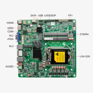 Moederbord Lga 1200 Adopteren H410 Express Chipset Ondersteuning Lga1200 10th Gen Celeron/Pentium/Core I3/I5/I7/I9