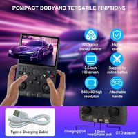 Konsol Genggam Factory R36S Game R36SPRO 64GB 128GB Layar 4.0'' Portabel Retro Pemutar Game Genggam Wi-Fi 10000+ Game