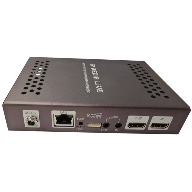 Webrtc SRT Low Latency HDMI PoE Video UVC Encoder with LCD Screen