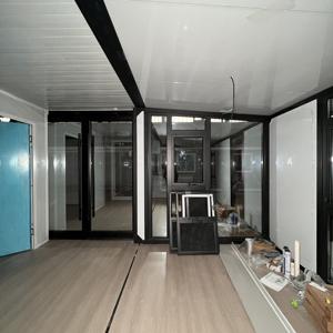 Casa contenedor de espacio móvil prefabricada Modular de 40 pies para uso comercial para hoteles, villas, cafeterías, librerías, edificios de oficinas, centros comerciales - Product Image 5