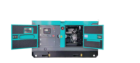 Groupe électrogène diesel WEICHAI 30-50kW 380V, télécommande, petit modèle silencieux, ATS, garage, atelier, 50/60Hz, moteur en cuivre pur, refroidissement par eau