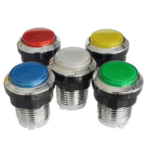 Arcade <b>Push</b> Button 33mm Diameter With <b>Light</b> For Game Console Coin Switches - Product Image 1