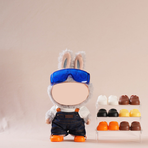 รองเท้าตุ๊กตาขนาดใหญ่ 38 ซม. แว่นตาพลาสติก แว่นกันแดด แว่นตา รองเท้าพลาสติก - Product Image 3