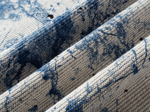 T-shirt <span class=keywords><strong>Homme</strong></span> Oversize YKH 200GSM de Haute Qualité avec Imprimé Dégradé Effet Brûlé et Motif Wintersweet Flou - Product Image 6