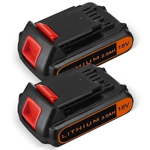 Pour batterie de remplacement au lithium Black Decker 20V Max pour outils sans fil 18V 2.0Ah 3.0Ah <span class=keywords><strong>BL2018</strong></span> modèles LBXR20 LB20 LBX20 LST220 - Product Image 2