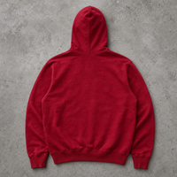 Sweat à capuche unisexe épais en mélange de tissus, zippé, motif équestre, rouge bordeaux, streetwear, personnalisable OEM ODM, vente en gros