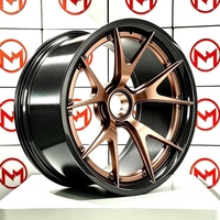 Jantes de voiture de tourisme Maxtera forgées sur mesure AL13 CF-G01 pour Porsche Ferrari Tesla Audi BMW Corvette McLaren DBX, jantes en alliage