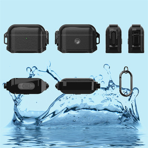 Funda de silicona <span class=keywords><strong>para</strong></span> auriculares con botón abierto táctil, eslinga de goma galvanizada, armadura anticaída <span class=keywords><strong>para</strong></span> Apple <span class=keywords><strong>Airpods</strong></span> 3 Pro 2 <span class=keywords><strong>para</strong></span> <span class=keywords><strong>airpods</strong></span> 4 - Product Image 2