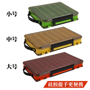 XY-590 กล่องใส่เหยื่อตกปลาอเนกประสงค์แบบสองด้านพลาสติกแบบพกพาสำหรับจัดเก็บอุปกรณ์ตกปลาขนาดเล็กขนาดกลางขนาดใหญ่สากล - Product Image 3