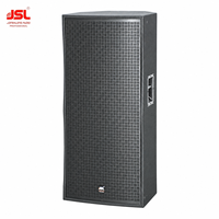 Système audio professionnel JSL SM-215 1000W à double haut-parleur 15 pouces, 2 voies, pleine fréquence, pour spectacles sur scène