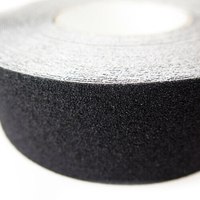 Wasserdichtes Skateboard 1"x180cm Schwarzes Emery-Sand 60 Korn PVC EVA Hochbelastbares Sicherheits-Laufband Rutschfestes Klebeband mit Starker Haftung