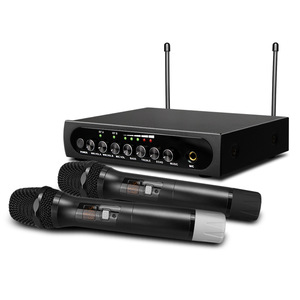 ไมโครโฟนไร้สายพกพาบลูทูธ K5 DSP ปรับเสียงเบสเสียงแหลมได้ พร้อมช่อง USB สำหรับร้องเพลงในโบสถ์และการพูด - Product Image 2