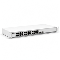 Original Neuer MikroTik CRS326-24G-2S+RM 24-Port Gigabit Managed Switch mit 2*10G SFP+ Uplink, Lüfterlos
