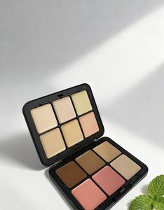 Paleta de Corrector Mineral de Cobertura Total en Estuche de Hierro con 12 Tonos y Logotipo Personalizado, la Mejor Crema Vegana de Marca Privada para Todo Tipo de Piel - Product Image 1