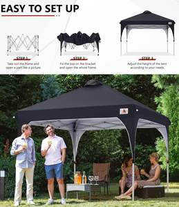 ABCCANOPY Vouwtenten Housse de tente à baldaquin imperméable Chapiteau pliable Namiot ekspresowy 3x3 résistant aux intempéries <span class=keywords><strong>Barnums</strong></span> - Product Image 4