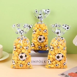 Bolsas <span class=keywords><strong>de</strong></span> Plástico Transparente OPP con Temática <span class=keywords><strong>de</strong></span> Fútbol para Dulces y Regalos, con Cierres <span class=keywords><strong>de</strong></span> Alambre para Fiestas <span class=keywords><strong>de</strong></span> Cumpleaños y Eventos Deportivos - Product Image 3